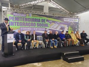 Delegado Deputado Tito Barichello participa da inauguração da Penitenciária de Integração Social de Piraquara