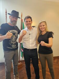 Deputado Delegado Tito Barichello e prefeito de Curitiba se reúnem para ampliar a Segurança Pública da cidade
