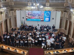 Deputado Delegado Barichello participa de solenidade em homenagem a customizadores e entusiastas na CMC