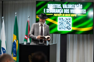 Deputado Delegado Barichello participa de audiência sobre direitos e valorização dos vigilantes em Curitiba